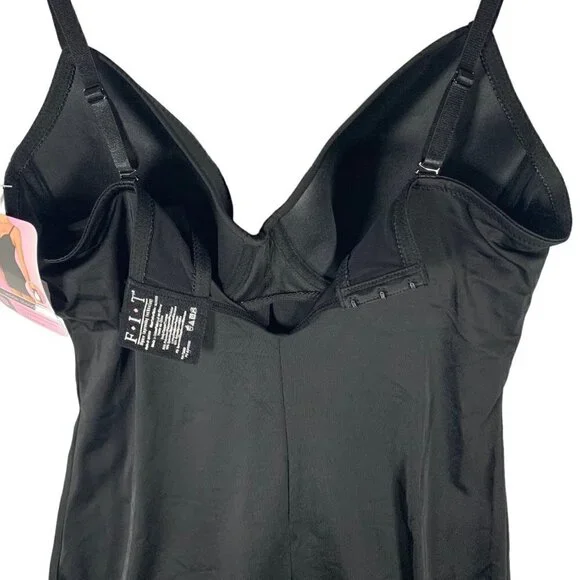 F.I.T. Inside Scoop Women's Black Shapewear Slip SZ. XL - Picture 6 of 11